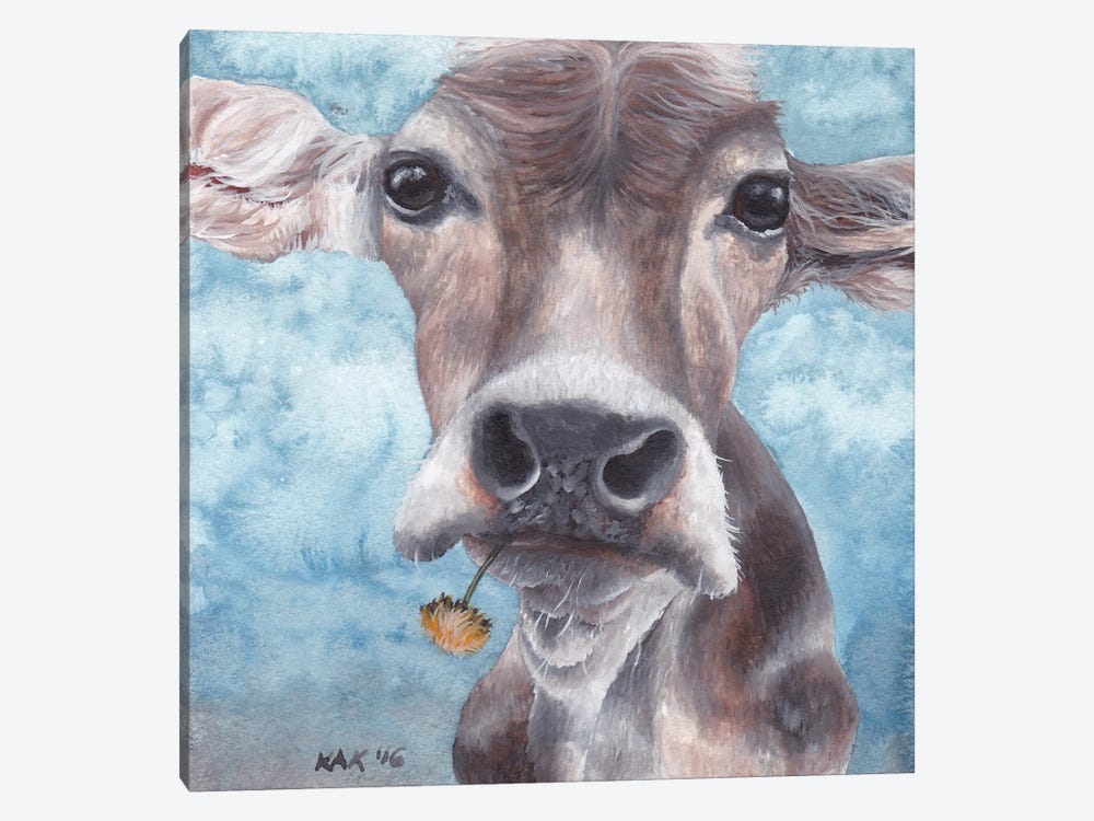 Cow I by KAK Art & Designs 1-piece Art Print