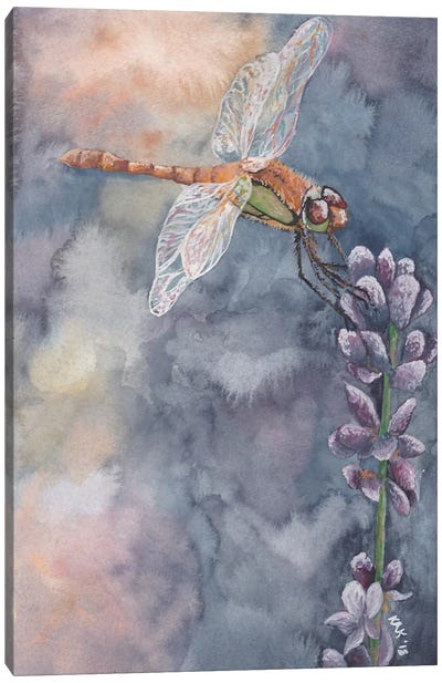 Dragonfly Canvas Art Print - KAK Art & Designs