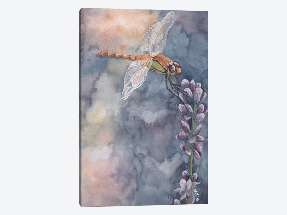 Dragonfly by KAK Art & Designs 1-piece Canvas Wall Art