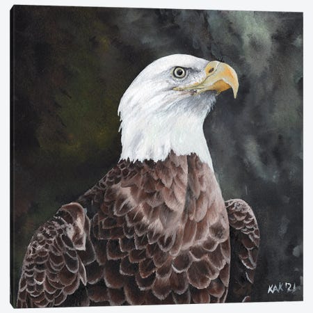 Eagle II Canvas Print #KKD36} by KAK Art & Designs Canvas Art Print