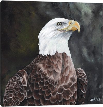 Eagle II Canvas Art Print - KAK Art & Designs