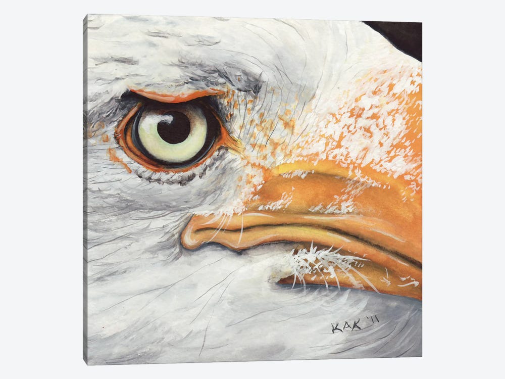 Eagle I by KAK Art & Designs 1-piece Canvas Art