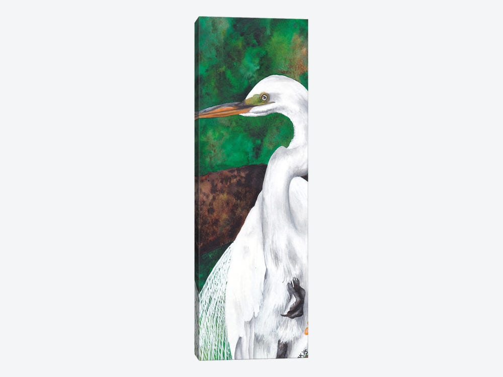 Egret Side by KAK Art & Designs 1-piece Art Print