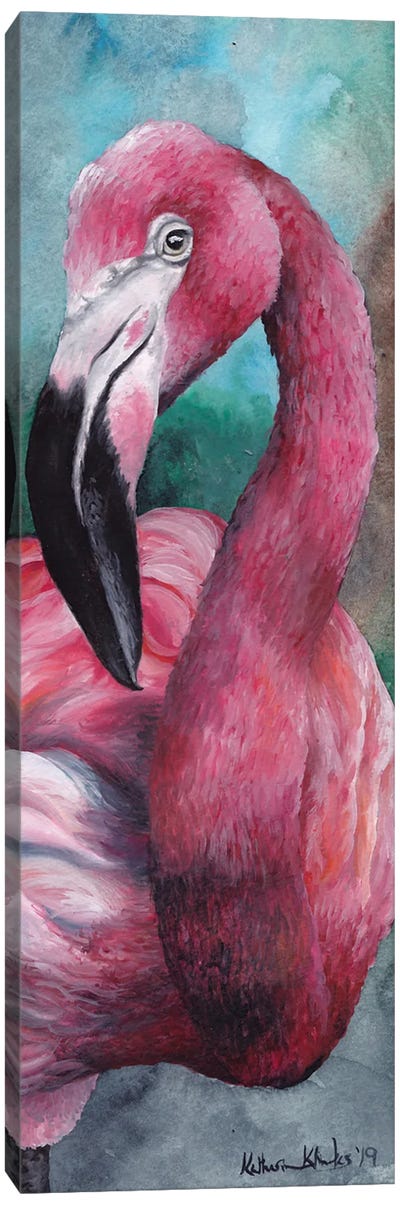 Flamingo II Canvas Art Print - KAK Art & Designs