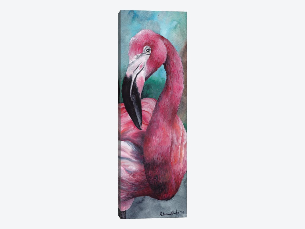 Flamingo II by KAK Art & Designs 1-piece Canvas Art Print