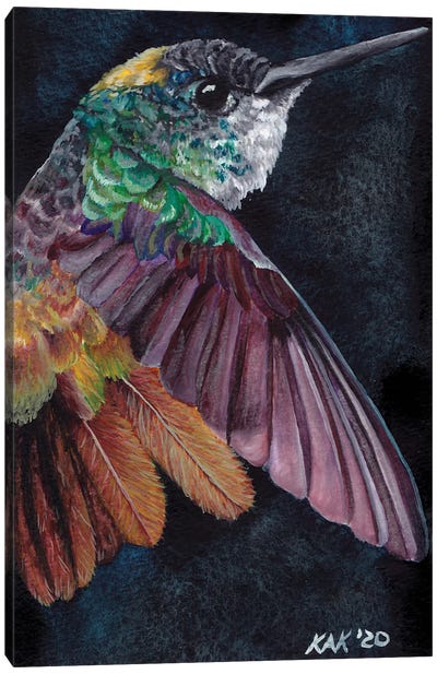 Hummingbird I Canvas Art Print - KAK Art & Designs