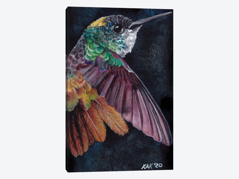 Hummingbird I by KAK Art & Designs 1-piece Canvas Artwork