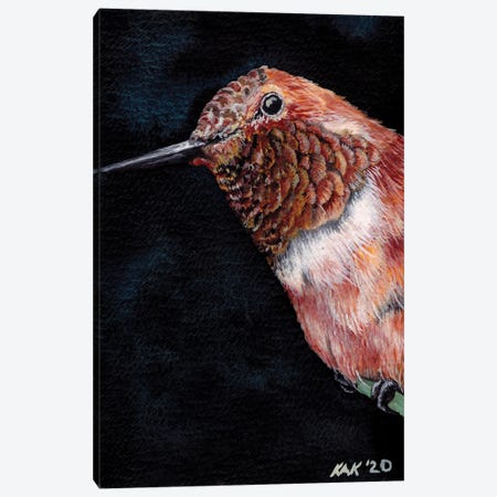 Hummingbird II Canvas Print #KKD61} by KAK Art & Designs Canvas Print