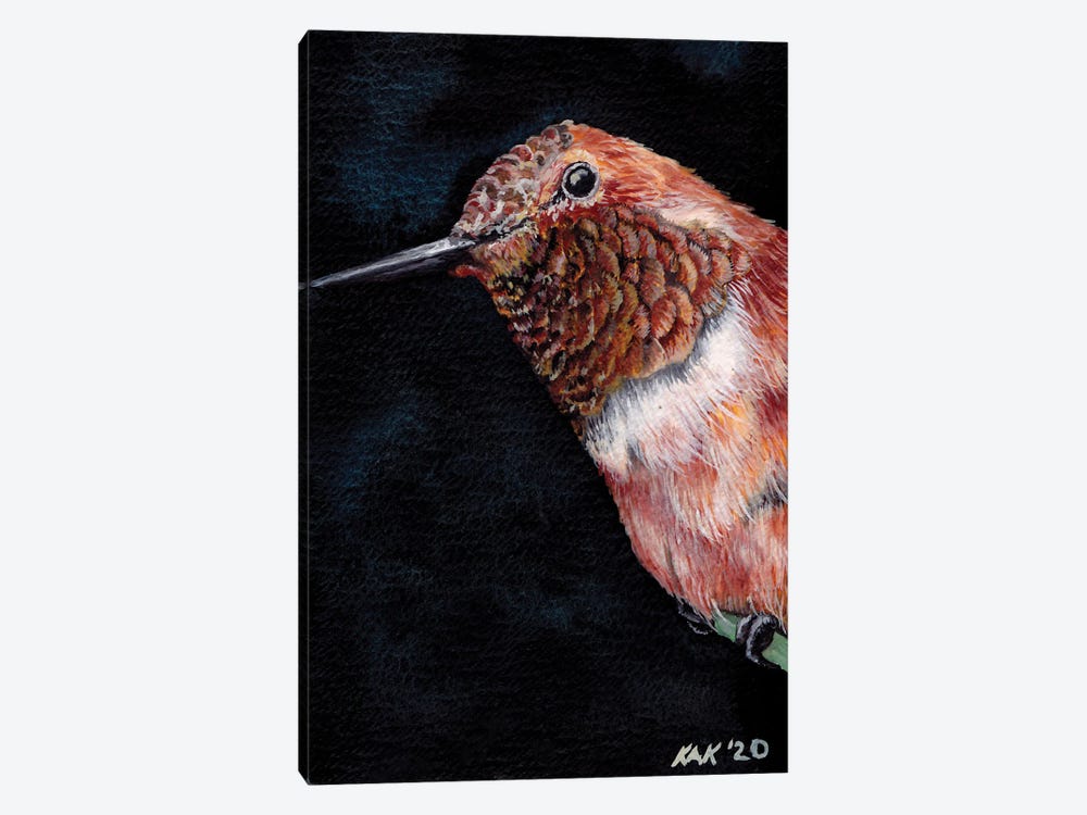 Hummingbird II by KAK Art & Designs 1-piece Canvas Print