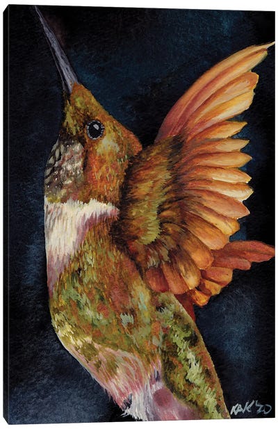 Hummingbird III Canvas Art Print - KAK Art & Designs