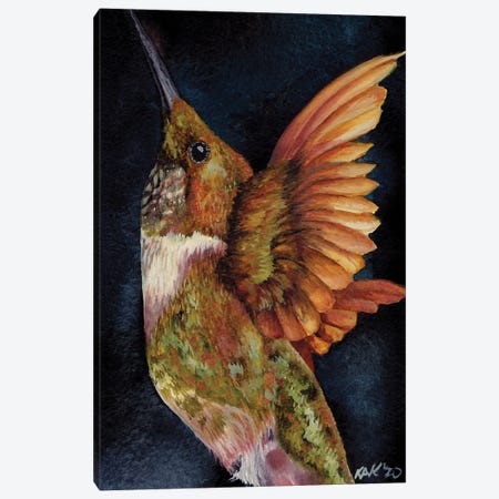 Hummingbird III Canvas Print #KKD62} by KAK Art & Designs Canvas Print