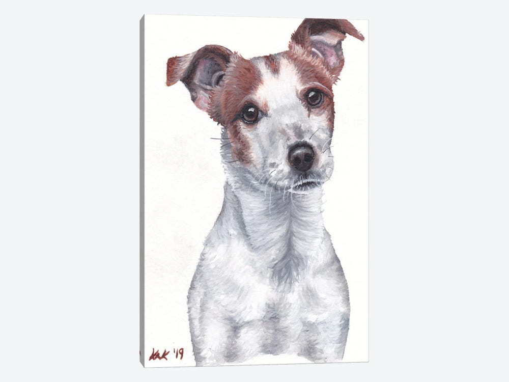 Jack Russell Terrier by KAK Art & Designs 1-piece Canvas Wall Art