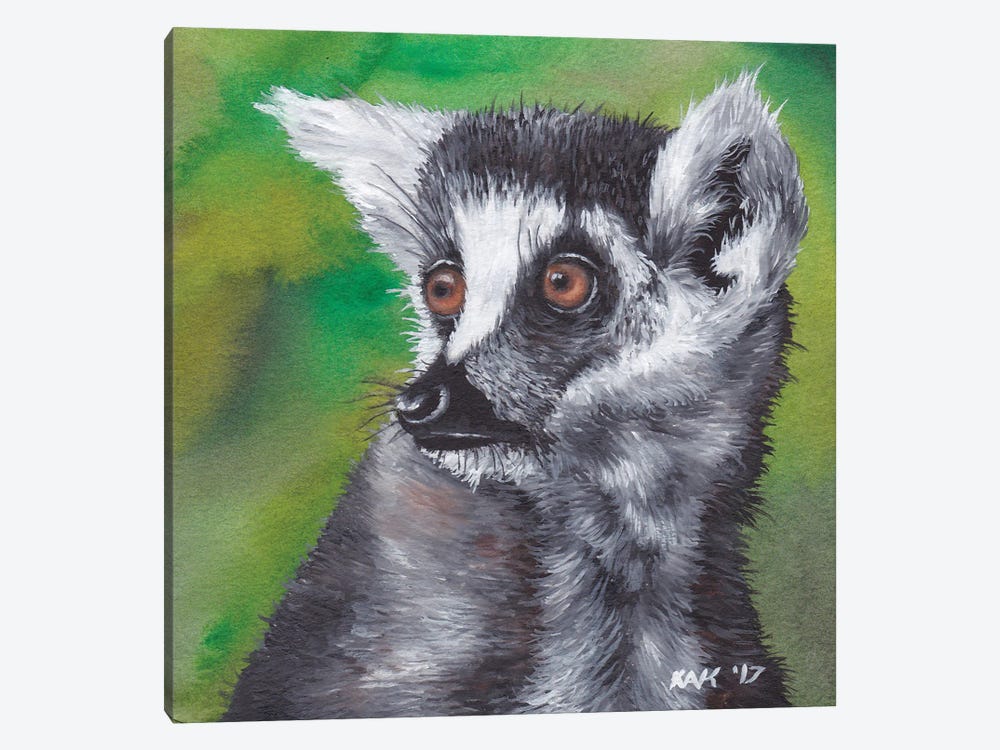 Lemur by KAK Art & Designs 1-piece Canvas Art Print