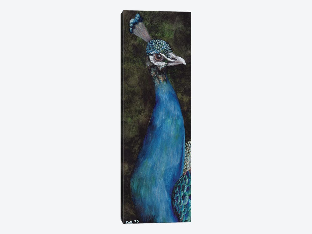Peacock I by KAK Art & Designs 1-piece Canvas Wall Art