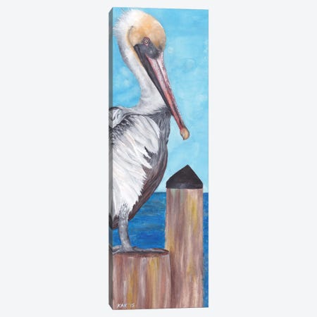 Pelican Canvas Print #KKD77} by KAK Art & Designs Art Print