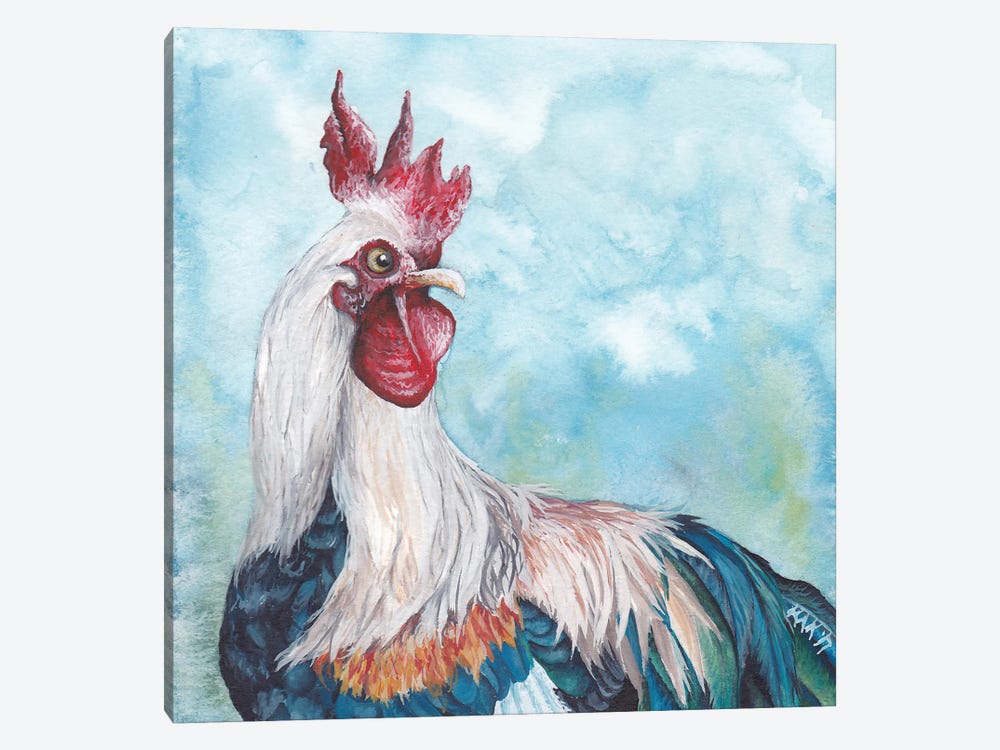 Rooster II by KAK Art & Designs 1-piece Canvas Art