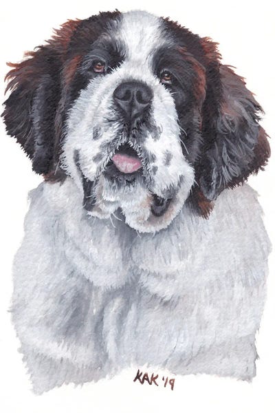 St. Bernards: Saint Bernard by KAK Art & Designs