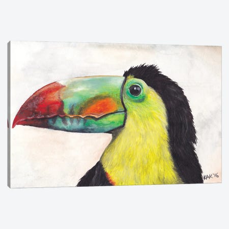 Toucan Canvas Print #KKD93} by KAK Art & Designs Canvas Art