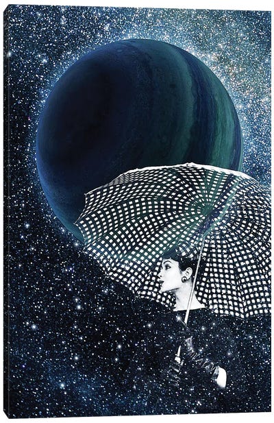 Sparkling Stars Canvas Art Print - Kiki C. Landon