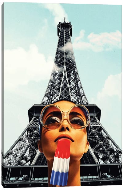 Summer In Paris Canvas Art Print - Kiki C. Landon