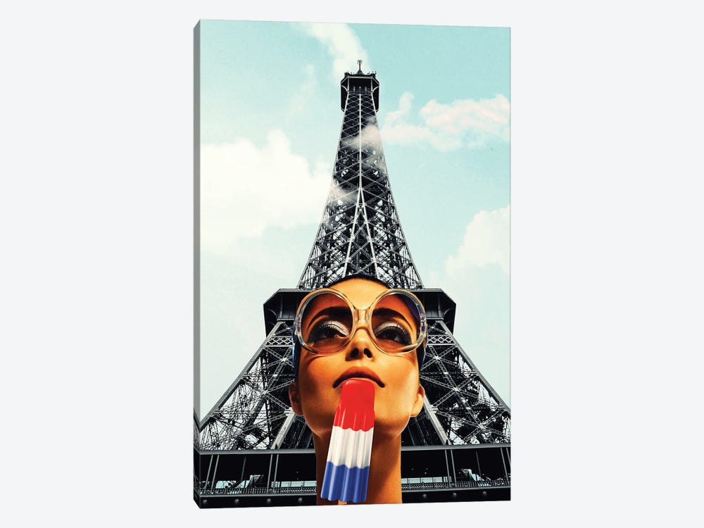 Summer In Paris by Kiki C Landon 1-piece Canvas Print