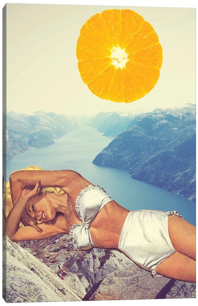 Vitamin Canvas Art Print - Women's Swimsuit & Bikini Art