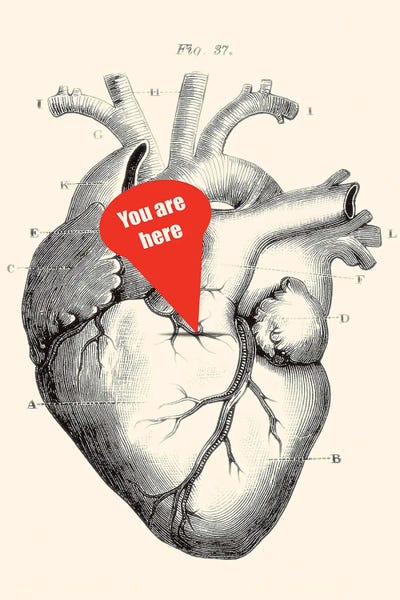 You Are Here by Kiki C Landon framed wall art