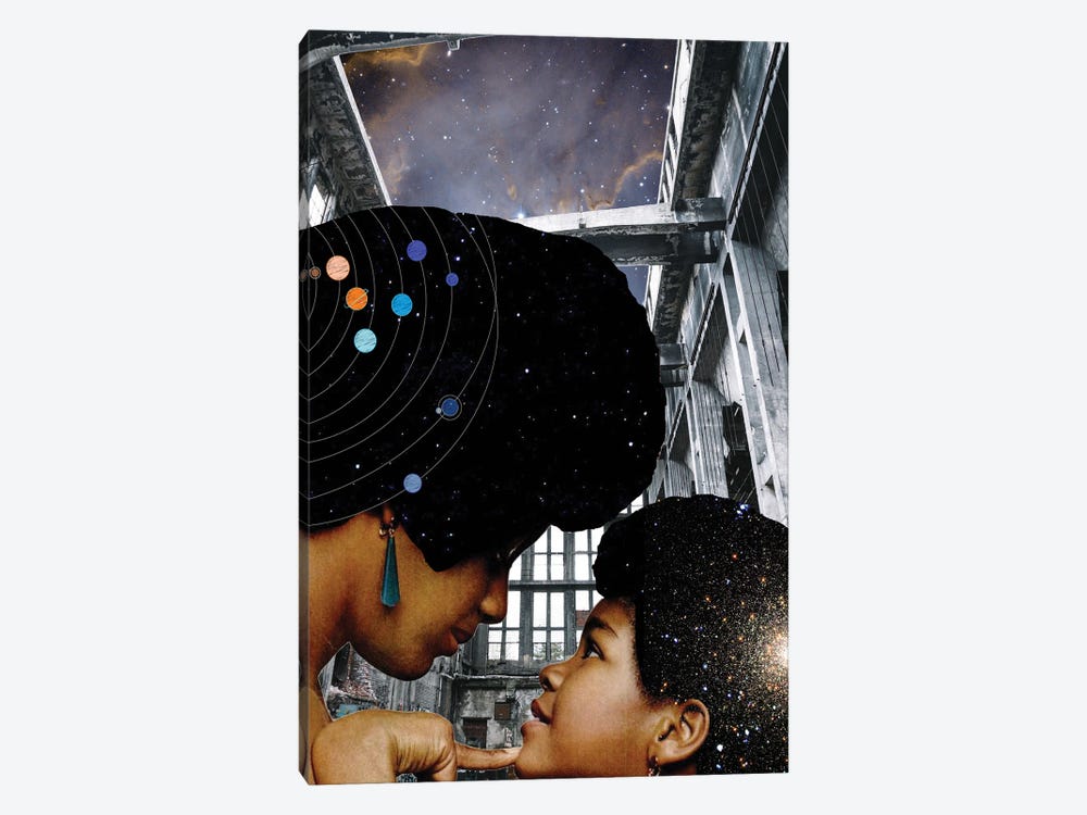 You Are My Universe by Kiki C Landon 1-piece Canvas Print