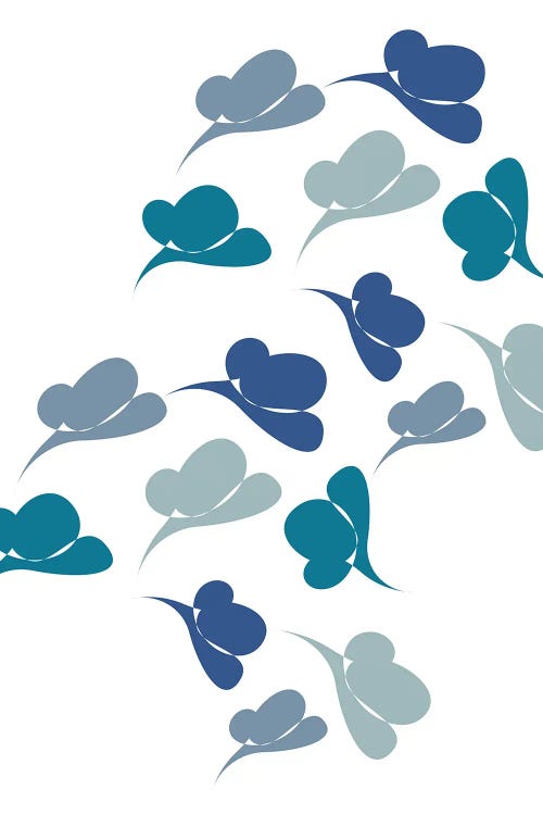 Abstract Butterfly by Kiki C Landon wall art