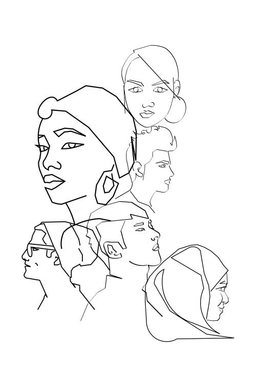 Diversity by Kiki C Landon wall art