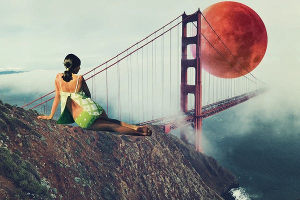 Golden Gate Bridge: Breathe In by Kiki C Landon