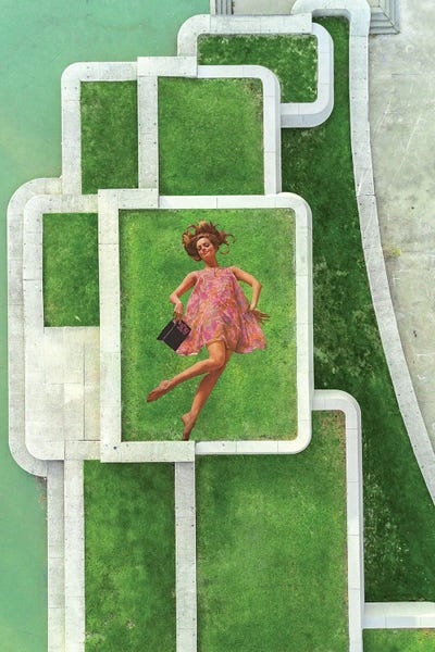 Fall Down by Kiki C Landon framed wall art