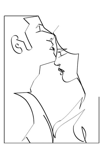 Romantic Bedroom (Couples): Kiss Her Goodnight by Kiki C Landon