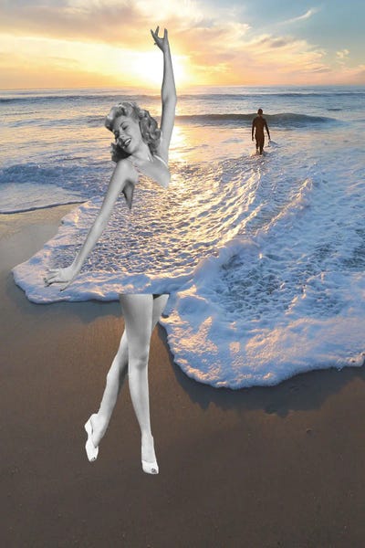 Like A Wave by Kiki C Landon framed wall art