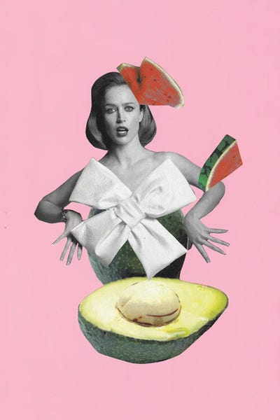 Kiki C Landon: Roly-Poly Avocado by Kiki C Landon