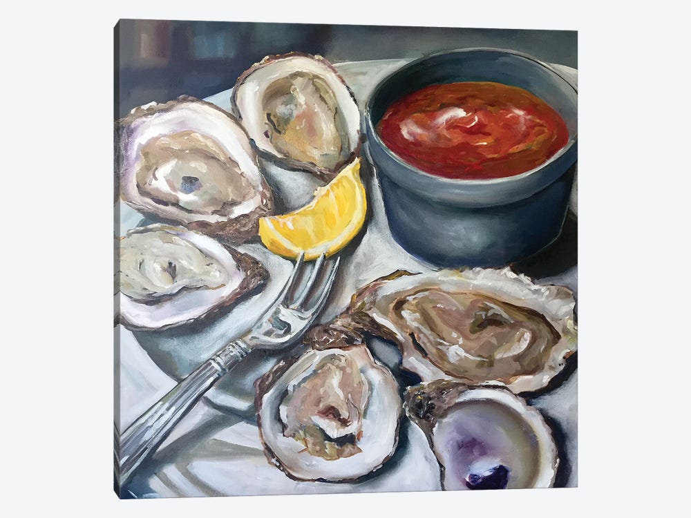 Oyster Appetizer by Kristine Kainer 1-piece Art Print