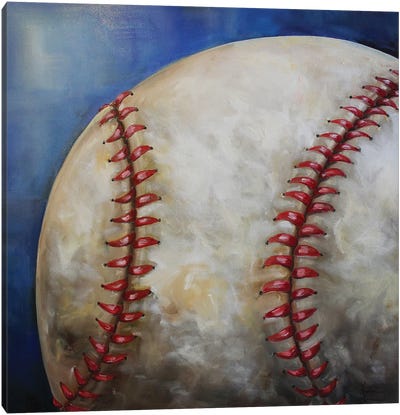 Baseball Canvas Art Print - Kristine Kainer