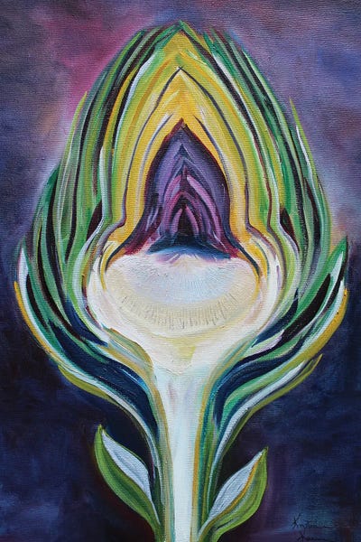 Food & Drink Still Life: Artichoke by Kristine Kainer