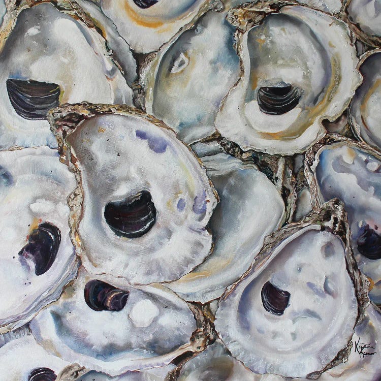 Empty Oyster Shells
