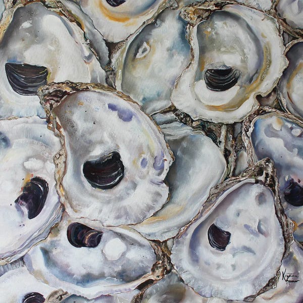 Empty Oyster Shells