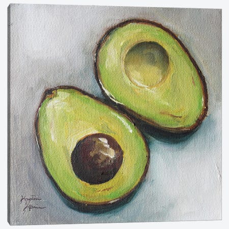 Avocado Canvas Print #KKN18} by Kristine Kainer Canvas Wall Art