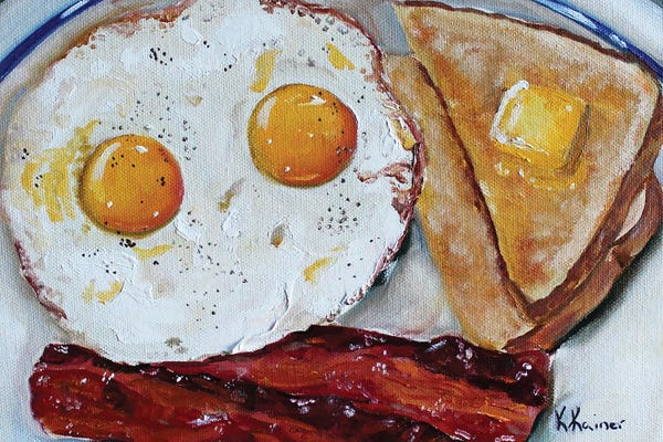 Kitchen: Bacon And Eggs by Kristine Kainer