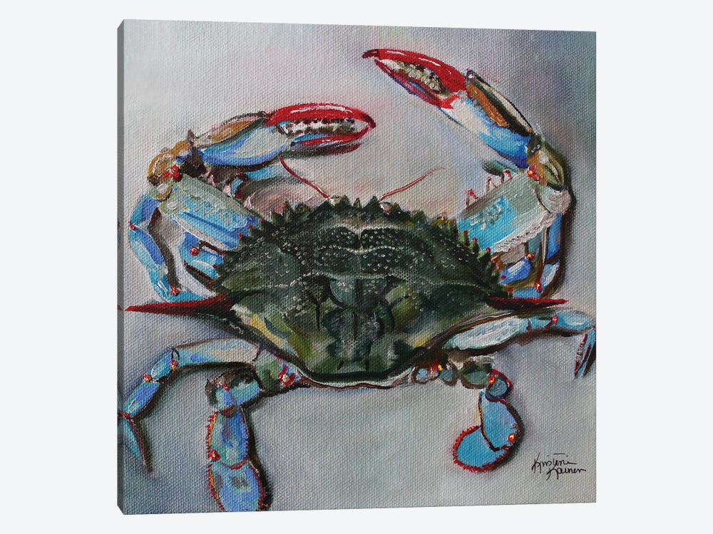 Bay Crab by Kristine Kainer 1-piece Art Print