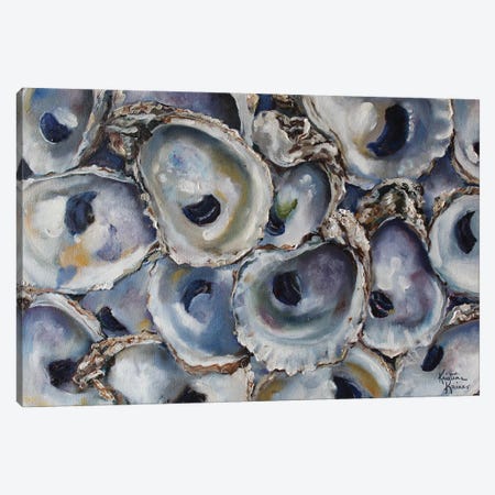 Bay Oysters Canvas Print #KKN23} by Kristine Kainer Canvas Print