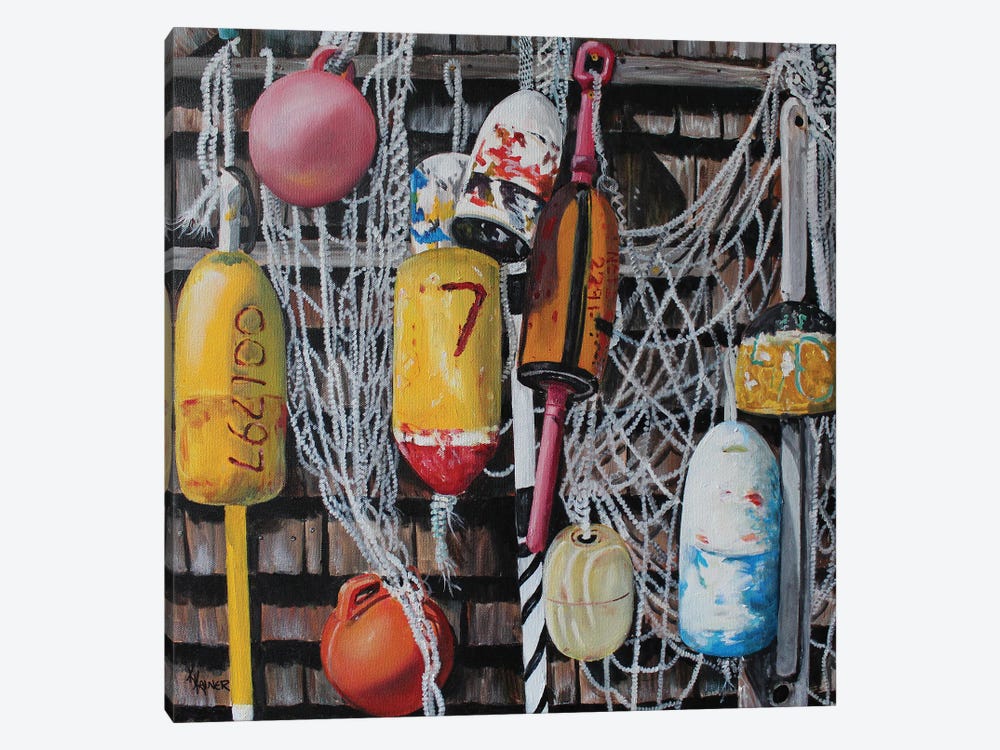 Buoys Of Summer by Kristine Kainer 1-piece Canvas Artwork
