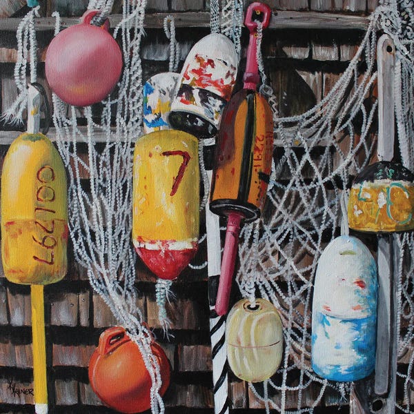 An Ode To Objects: Buoys Of Summer by Kristine Kainer