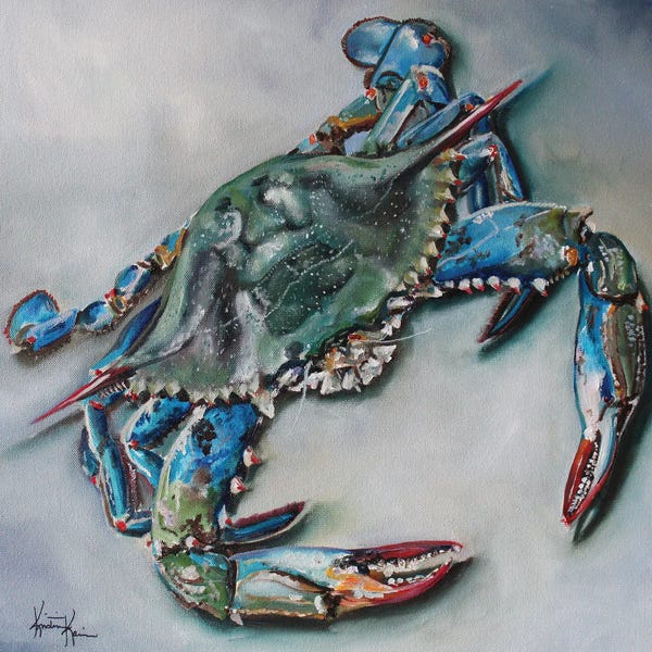 Kitchen: Blue Crab by Kristine Kainer