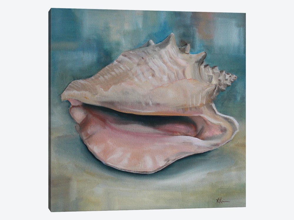 Conch by Kristine Kainer 1-piece Canvas Wall Art