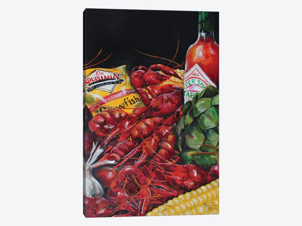 Crawfish Boil by Kristine Kainer 1-piece Canvas Artwork