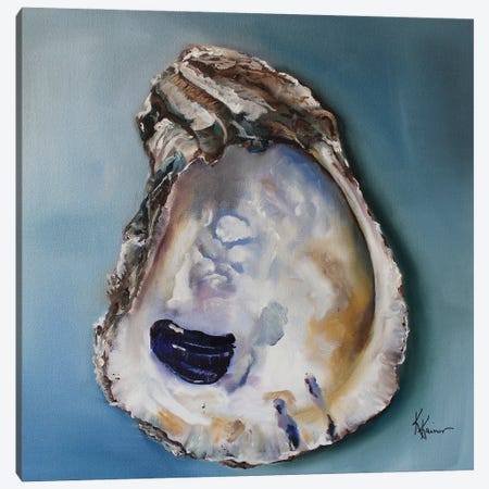 Maryland Oyster Shell Canvas Print #KKN38} by Kristine Kainer Canvas Wall Art